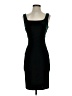 Aqua Solid Black Cocktail Dress Size S - photo 1