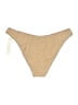 Devon Windsor Metallic Gold Ivory Swimsuit Bottoms Size L - photo 2