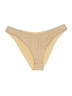 Devon Windsor Metallic Gold Ivory Swimsuit Bottoms Size L - photo 1