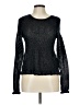 American Eagle Outfitters Metallic Black Gray Pullover Sweater Size L - photo 1