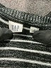 Gap Gray Black Long Sleeve Top Size L - photo 7