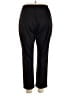 Unbranded 100% Polyester Solid Black Casual Pants Size 1XL - photo 2