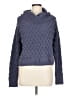 Kendall & Kylie Solid Blue Turtleneck Sweater Size L - photo 1