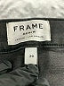 FRAME Denim Chevron-herringbone Black Jeans Size 36 waist - photo 7