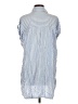 Zara Stripes Blue Sleeveless Button-Down Shirt Size S - photo 2