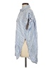 Zara Stripes Blue Sleeveless Button-Down Shirt Size S - photo 5