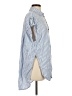 Zara Stripes Blue Sleeveless Button-Down Shirt Size S - photo 4