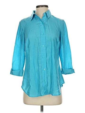 Doncaster Collection 3/4 Sleeve Silk Top (view 1)