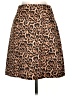 J.Crew Collection 100% Polyester Animal Print Brown Casual Skirt Size 0 - photo 2