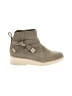 TOMS 100% Leather Gray Ankle Boots Size 7 - photo 1