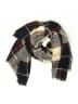 Unbranded Plaid Black Blue Scarf One size - photo 1