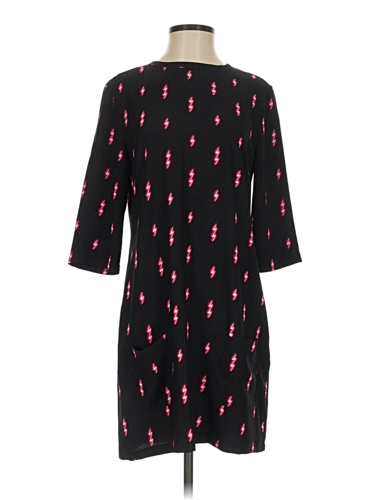 Pre-owned Equipment Casual Dress In Black