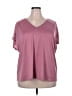 Shein Curve Pink Short Sleeve Top Size 18 Plus (3) - photo 1