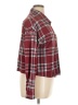 rue21 Plaid Burgundy Long Sleeve Blouse Size 1X - photo 4