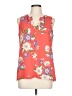 Rose + Olive 100% Polyester Orange Sleeveless Blouse Size L - photo 1