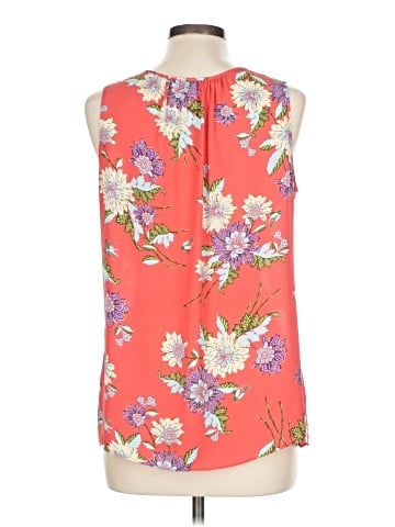 Rose + Olive Sleeveless Blouse (view 2)