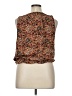 Evereve 100% Polyester Brown Sleeveless Blouse Size XL - photo 2