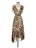 Drew 100% Polyester Brown Sleeveless T-Shirt Size XS - photo 1