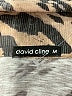 David Cline Animal Print Tan Long Sleeve Blouse Size M - photo 7