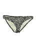 Evil Twin Animal Print Ivory Black Swimsuit Bottoms Size M - photo 1