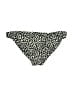 Evil Twin Animal Print Ivory Black Swimsuit Bottoms Size M - photo 2