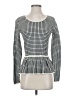 Banana Republic 100% Cotton Houndstooth White Pullover Sweater Size S - photo 1