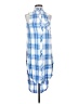 Rails 100% Rayon Blue Sleeveless Button-Down Shirt Size XS - photo 1