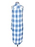Rails 100% Rayon Blue Sleeveless Button-Down Shirt Size XS - photo 2