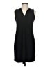 MICHAEL Michael Kors Solid Black Cocktail Dress Size M - photo 1