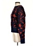 Joie 100% Wool Print Blue Wool Pullover Sweater Size XS - photo 5