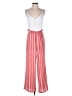Bailey Blue Stripes Pink Jumpsuit Size M - photo 1