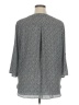 Chaus 100% Polyester Gray 3/4 Sleeve Blouse Size XL - photo 2
