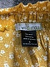 Wild Moss 100% Rayon Yellow 3/4 Sleeve Blouse Size L - photo 7