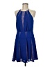 BCBGMAXAZRIA 100% Polyester Blue Cocktail Dress Size 8 - photo 1
