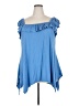 Evans Blue Sleeveless Blouse Size 26 - photo 1