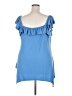 Evans Blue Sleeveless Blouse Size 26 - photo 2