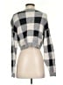 Alya Checkered-gingham Gray Pullover Sweater Size XS - photo 2
