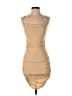 MadRag Solid Tan Cocktail Dress Size M - photo 1
