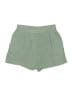 H&M Solid Green Shorts Size 6 - photo 1