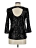 Gibson 100% Nylon Black 3/4 Sleeve Top Size M - photo 2