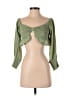 Bailey Rose 100% Polyester Green 3/4 Sleeve Blouse Size M - photo 1