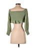 Bailey Rose 100% Polyester Green 3/4 Sleeve Blouse Size M - photo 2