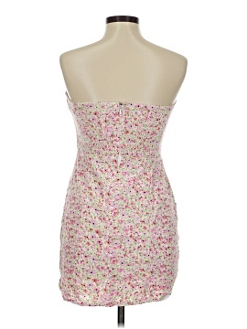 strapless open back dress Plus Size 60's Classic Vintage Purple Flare Party Dress with Bow US XL (UK18)