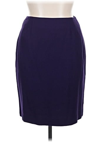 Linda Allard Ellen Tracy Wool Skirt (view 1)