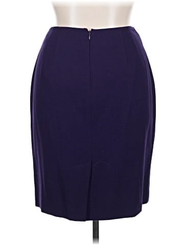 Linda Allard Ellen Tracy Wool Skirt (view 2)