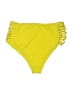 Unbranded Solid Yellow Swimsuit Bottoms Size L (estimated) - photo 2