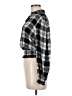 1.State Plaid Black Long Sleeve Blouse Size M - photo 5
