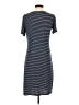 Unbranded Stripes Gray Casual Dress Size S - photo 2