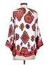 Chico's 100% Polyester White 3/4 Sleeve Blouse Size Sm (0) - photo 2