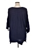 One A 100% Rayon Blue Poncho Size 1X - photo 2